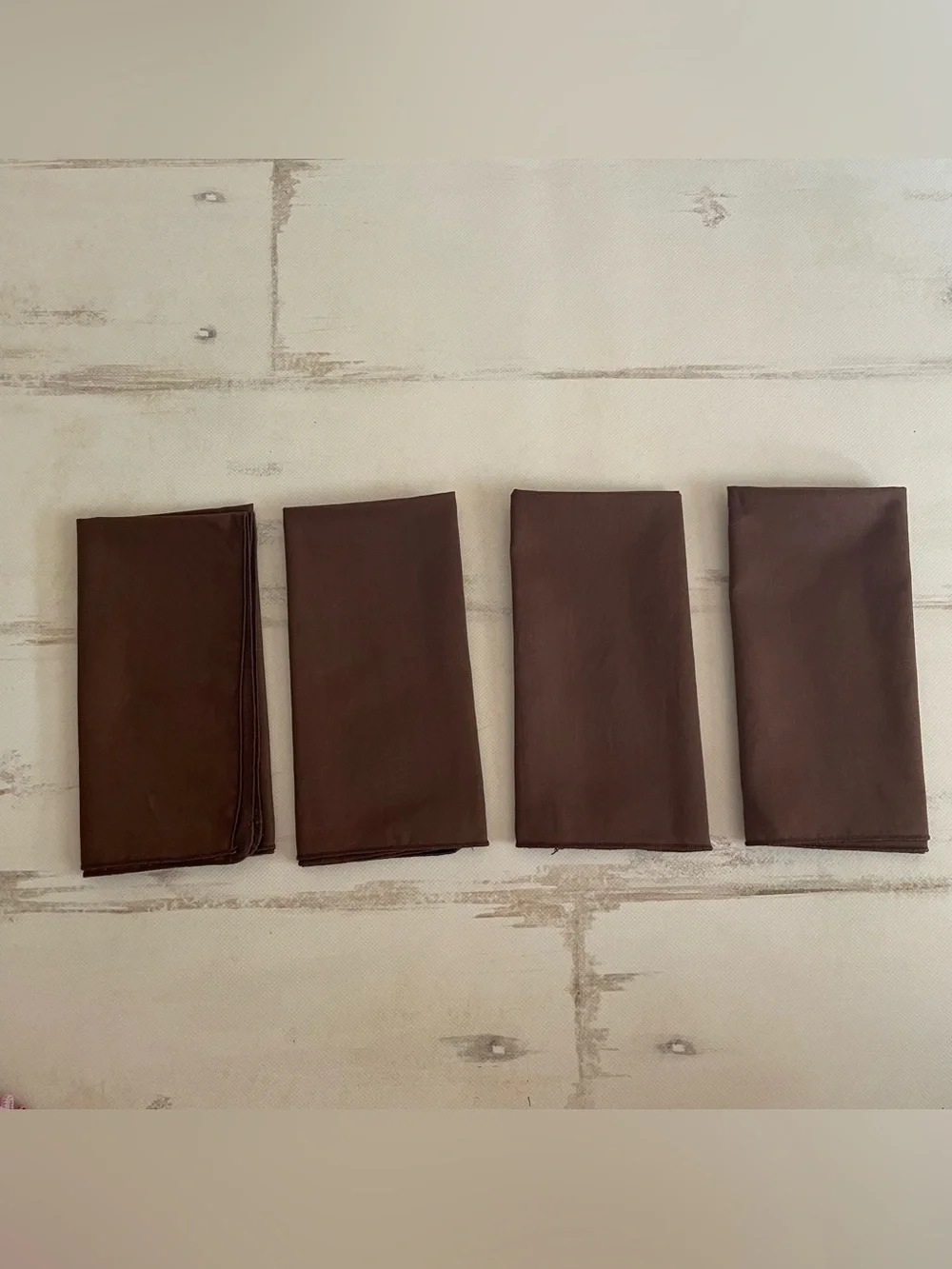 Vintage Solid Fabric Napkins Lot Pinks, Brown, Red Cottagecore Grandmillennial